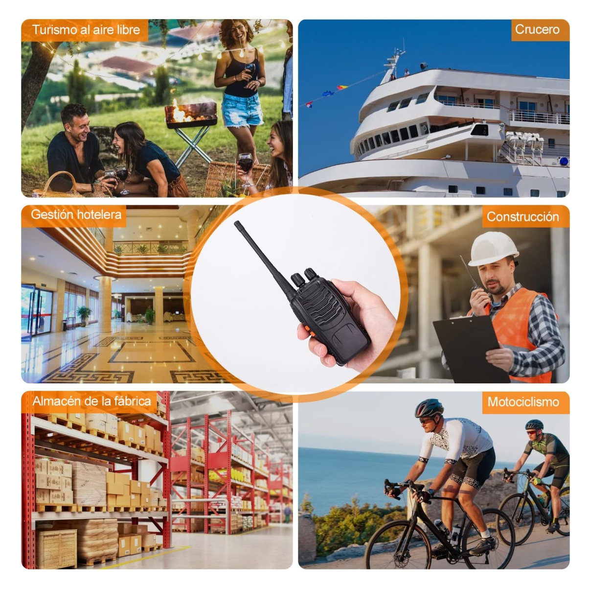 Miniatura 6 de Radio Comunicación X2 Baofeng Walkie 888